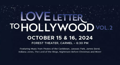 Monterey Symphony presents Love Letters to Hollywood Vol 2