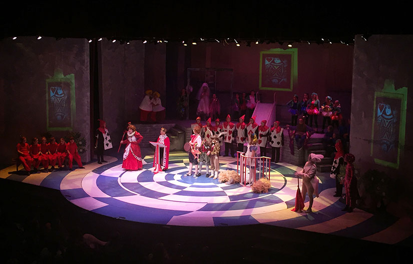 Golden Bough Theatre, Alice in Wonderland Jr., (2016) SoDAonStage production
