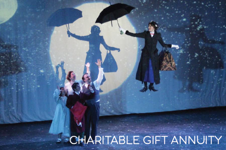 Charitable Gift Annuity - Scene from PacRep's 2013 Production of  Mary Poppins at the Golden Bough