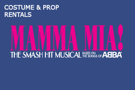 Mamma Mia Costume Rental - Mama Mia! The Smash Hit Musical Logo