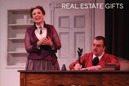 Real Estate Gift - featuring scene from  the 2016 production of Mary Poppins in the Golden Bough Theatre with D. Scott McQuiston as Mr. Banks
