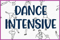 DANCE INTENSIVE: Intermediate/Advanced Instructor: Palmer Davis •  Fee $165  DATES: FRI: 9/19 - 12/12 (No class 11/28)  TIME: 5:00P - 6:15P  GRADES: 5 - 12      