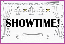 SHOWTIME! PLAY PRODUCTION   Instructor: Mickie A. Mosley  •  Fee $295 DATES: SAT: 9/20 - 12/13 (No class 11/29) TIME: 2:00P - 4:00P  GRADES: 6 - 12
