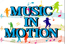 MUSIC IN MOTION Instructor: Christiana Meeks • Fee $245 DATES: TUE: 2/11 - 5/6 (no class 4/15) TIME: 4:30P - 6:00P AGES: All