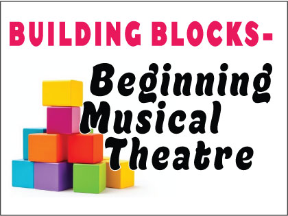 BEGINNING MUSICAL THEATRE Instructor: Christiana Meeks DATES: SAT 9/19 - 12/12 TIME: 9:00A–10:30A GRADES: 2 - 5 • Fee $245