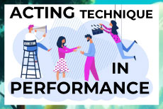 ACTING TECHNIQUES  	(6 -12 grade)	M-F	4:00P - 6:00P	6/15 - 6/26