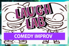 LAUGH LAB:Comedy Improv:  Instructor: Christiana Meeks •  Fee $105  DATES: M-F: 7/27 - 7/31 TIME: 4:00P - 5:30P GRADES: 2 - 5