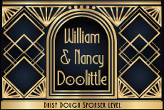 William and Nancy Doolittle - 2026 Sponsor of Prohibition at the Playhouse