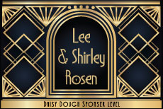 Lee and Shirley Rosen - 2026 Prohibition at the Plahouse Sponsor